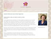 Tablet Screenshot of amritanandamoyima.de